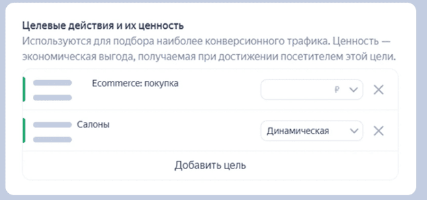 Как включить динамическую стоимость конверсии